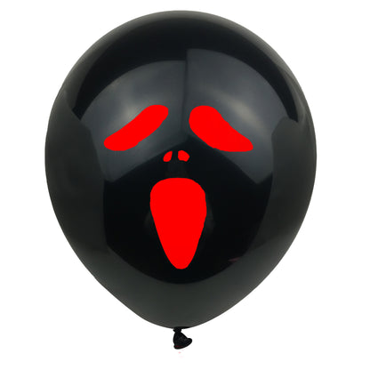 12 Inch 10xHalloween Latex Balloon Party Decoration - treasure supply