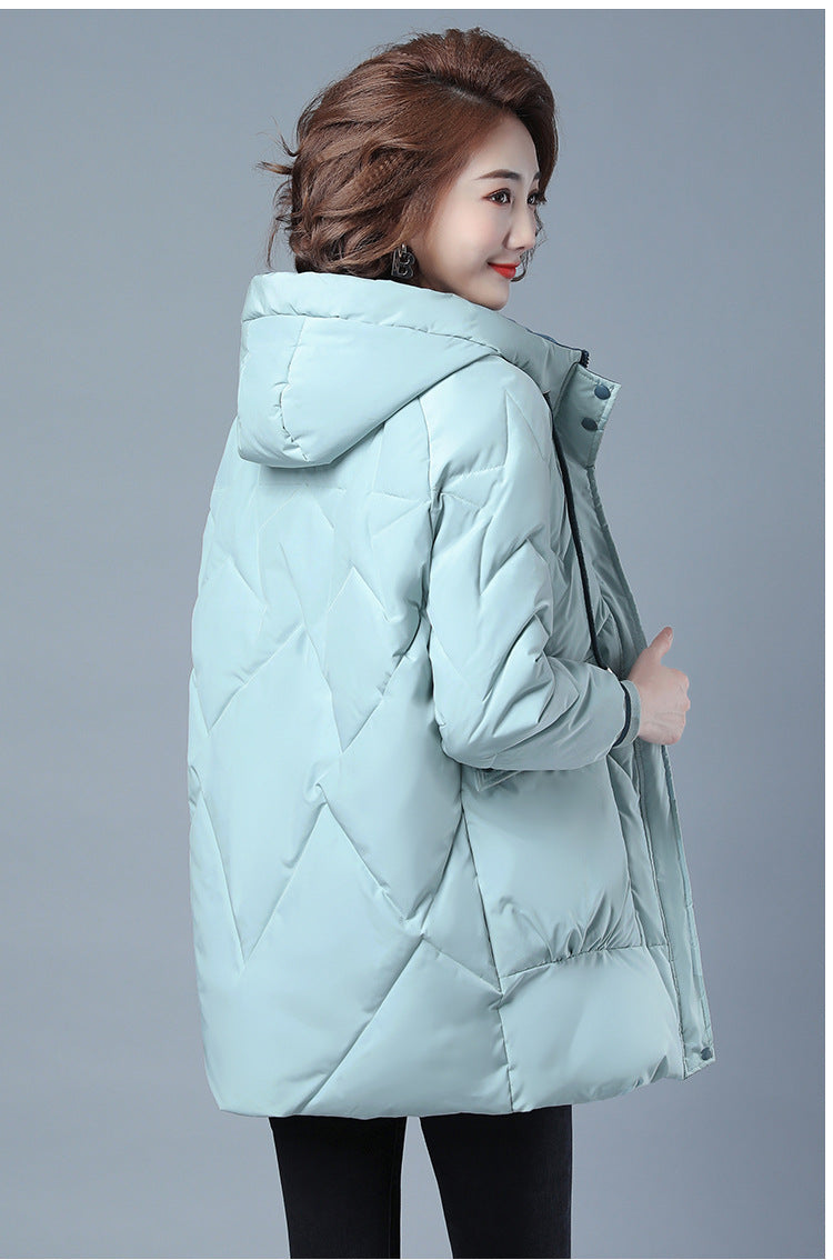 Women Thickened Puffer Jacket Winter Clothing - treasure supply