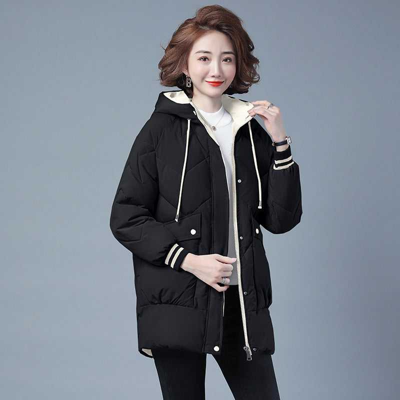 Women Thickened Puffer Jacket Winter Clothing - treasure supply