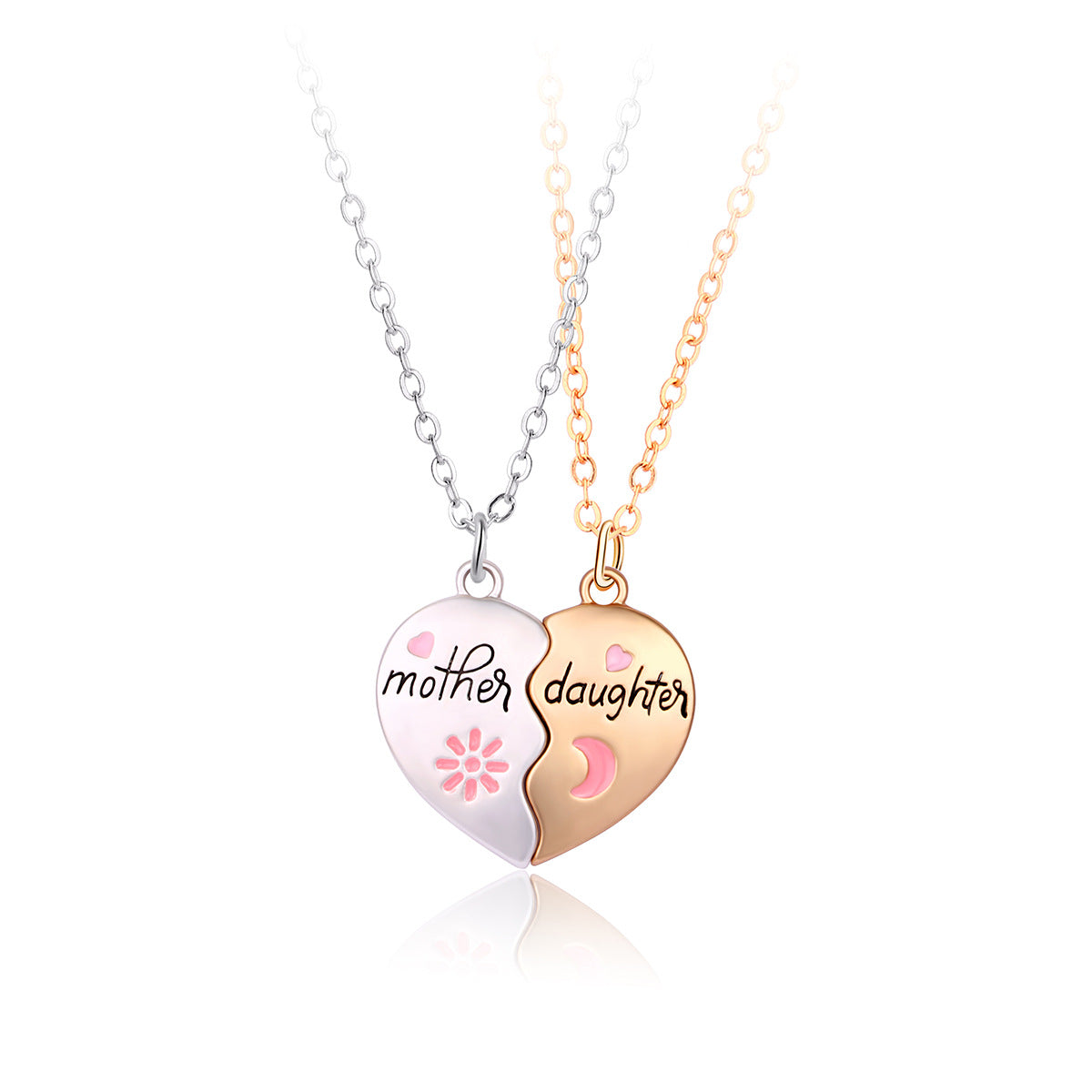 2PCS Set Jewelry Mother Daughter Necklace - treasure supply