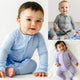 Bamboo Fiber Baby Jumpsuit Baby Zipper Pajamas