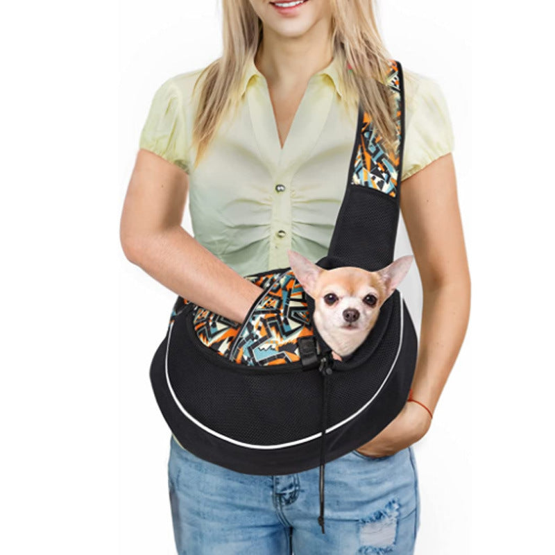 Carrying Pets Bag Outdoor Portable Crossbody Bag For Dogs Cats