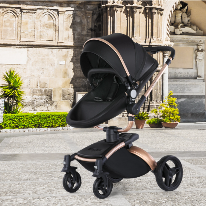 Stroller 360-degree Rotation 3-in-1 Basket Foldable