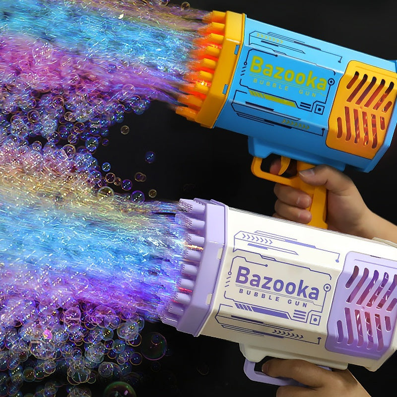 Bubble Gun 69 Holes Soap Bubbles Machine - treasure supply