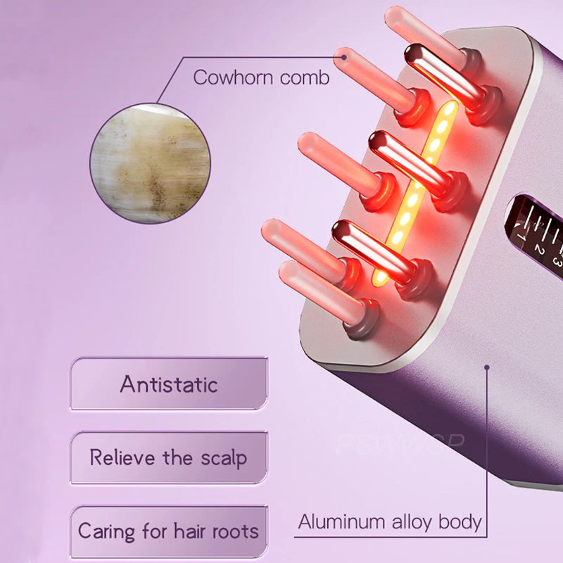 Red Light Scalp Massager and Hair Oil Applicator