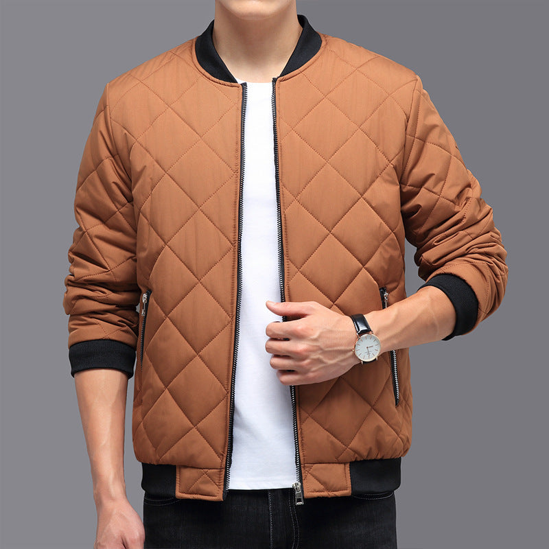 Men's Winter Warm Thickened Baseball Jacket - treasure supply