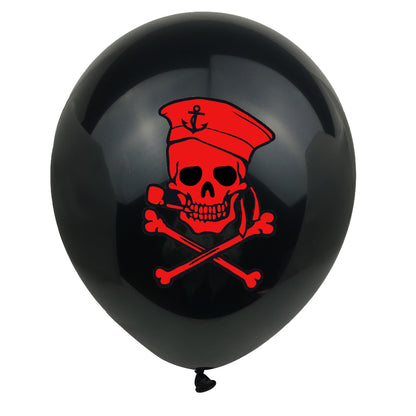 12 Inch 10xHalloween Latex Balloon Party Decoration - treasure supply