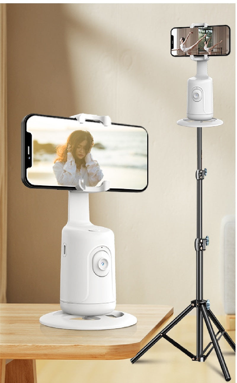 Auto Face Tracking Tripod with 360° Rotation Tracking Phone Holder Stand - Treasure Supply 