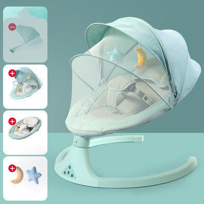 Adjustable Electric Baby Rocker Cradle Baby - treasure supply