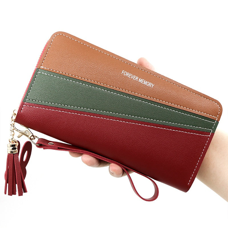 Women Leather Clutch Wallet Credit Card Phone Holder