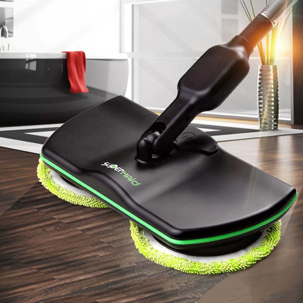 Rechargeable Wireless Rotating Electric Mop Floor Wiper - treasure supply