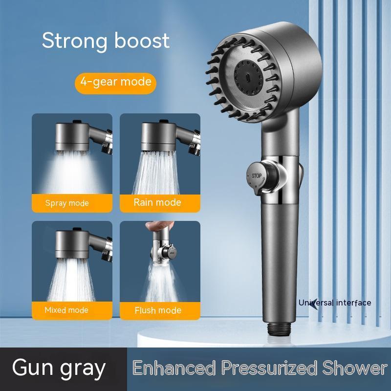 Multifunctional Massage Shower Head 3-Speed Pressure