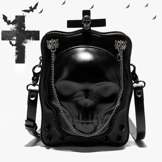 Halloween 3D Skull Crossbody Bags For Women - treasure supply