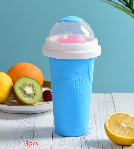 Slushie Maker Cup Quick-Frozen Smoothies Bottle