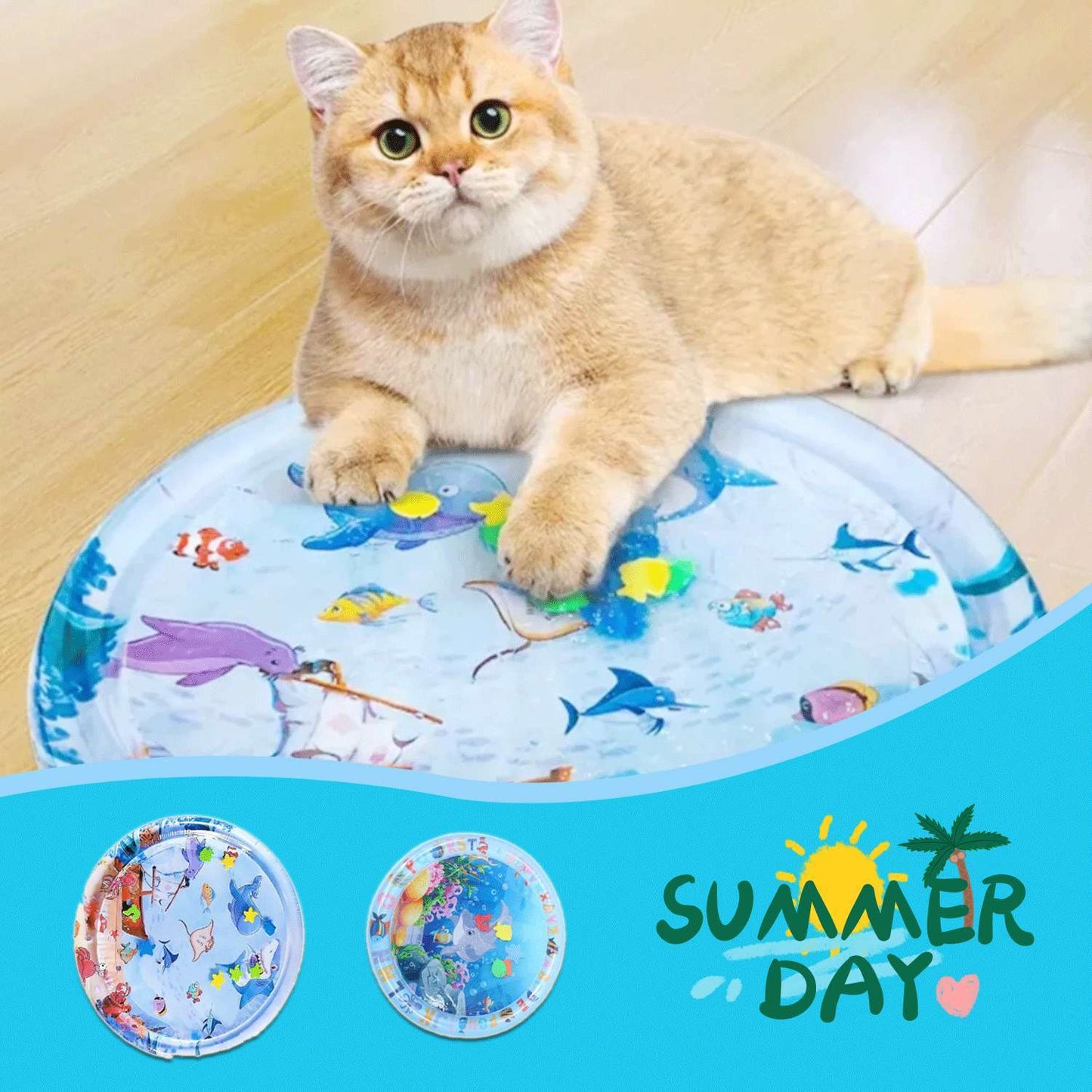 Ice Pad Dog Sleeping Square Mat For Puppy Dogs Cats - treasure supply