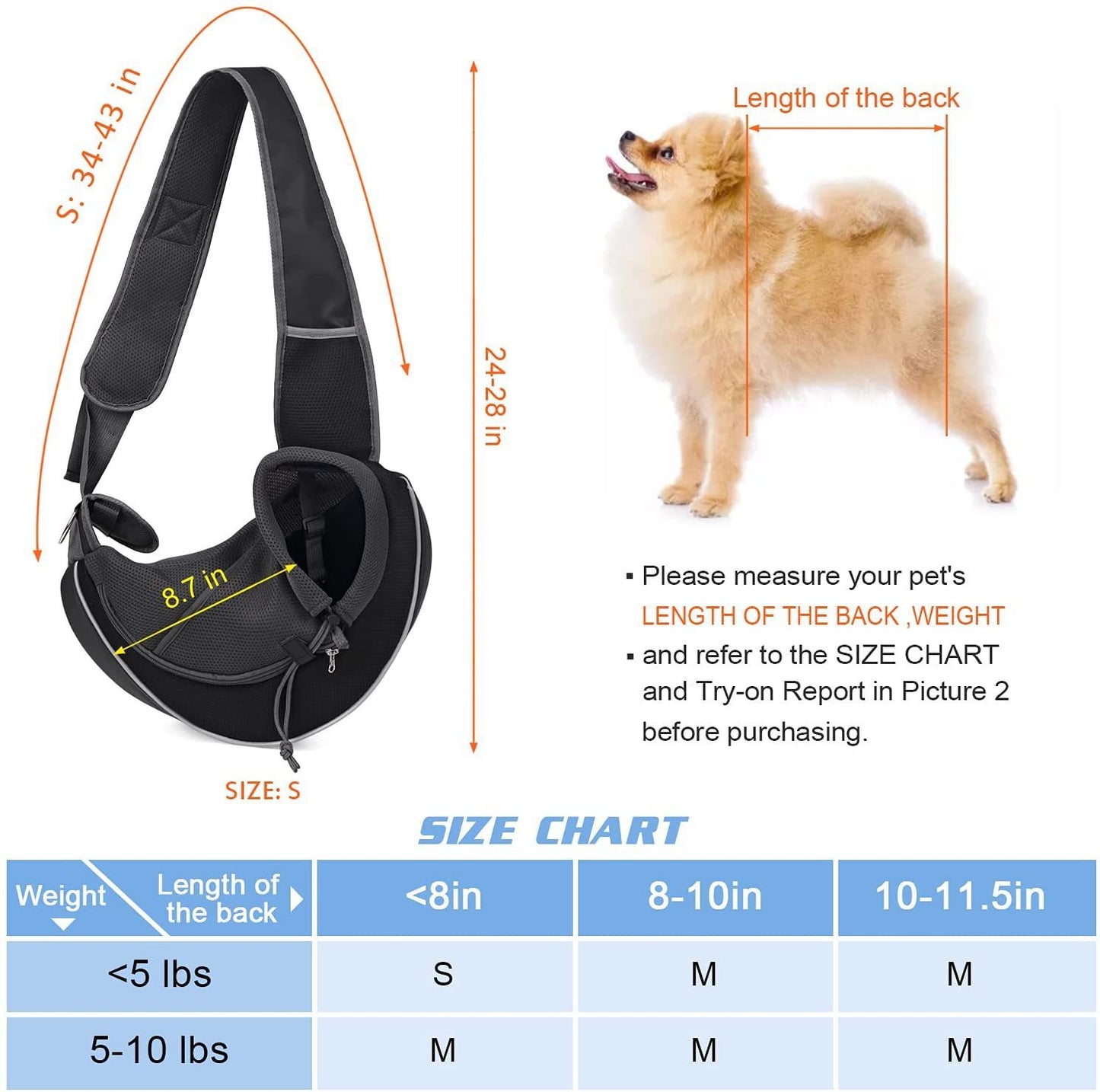 Carrying Pets Bag Outdoor Portable Crossbody Bag For Dogs Cats- treasure supply