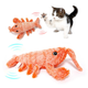 Pet Toys Electric Jumping Shrimp USB Charging