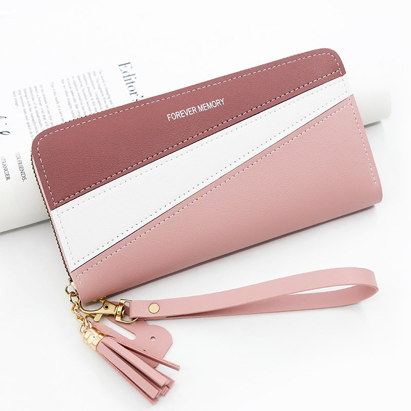 Women Leather Clutch Wallet Credit Card Phone Holder