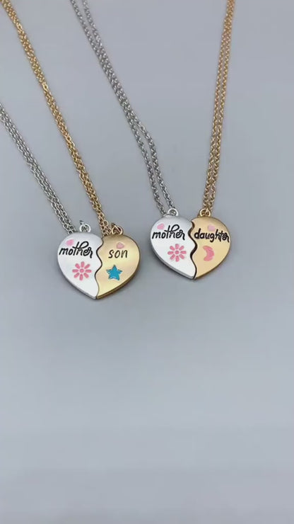 2PCS Set Jewelry Mother Daughter Necklace - treasure supply