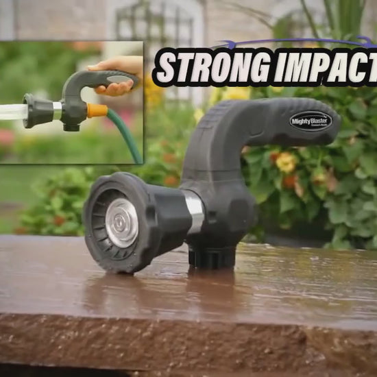 Mighty Power Hose Blaster Nozzle Lawn Garden Car Washing Power Water Spray [VID] - Treasure Supply